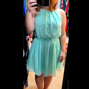 Teal dress